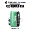 BIMO Felxy 40000 Kit Grape Ice, BIMO Felxy 40000 disposable vape, Grape Ice vape flavor, long-lasting disposable vape, rechargeable disposable e-cig, premium flavored vape, icy grape disposable e-cig, grape ice disposable vape, adult disposable vape, smooth menthol hits, portable disposable vape, 40000 puff disposable vape, USB rechargeable vape, fruit flavor e-cig, leak-proof vape design, compact vaping device, high-capacity disposable vape, premium e-liquid disposable, BIMO vape pen Australia, menthol blend disposable vape, rechargeable puff bar, disposable vape with airflow control, powerful battery disposable e-cig, easy-to-use disposable vape, travel vape device, adult-use vape, fruit flavor e-cigarette, premium vaping device, top-selling disposable vape, high-volume puff bar, reliable e-cigarette kit, grape ice pod vape, premium vapor output, smooth draw vape pen, fruity disposable e-cig, quality menthol e-liquid vape, rechargeable vaporizer device, consistent flavor disposable vape, BIMO long puff vape, sweet menthol vapor, fruit flavor puff bar, rechargeable e-cig kit, compact vape design, long session disposable vape, premium vapor quality, fruit vape experience, rechargeable tropical vape, best disposable vape for adults, smooth vape draw, high-performance fruit e-cig, rechargeable puff device, portable fruit blend vape, premium disposable vaporizer, 40000 puff vape device, tropical vape pen, smooth nicotine delivery, USB charging disposable, adult-use only vape, rechargeable disposable pod, travel-friendly vape, powerful long puff e-cig, fruity vape Australia, quality disposable e-cig, sleek vape design, rich fruit aroma vape, portable rechargeable vape, adult vaping device, long battery disposable vape, rechargeable fruit vape kit, BIMO vape kit online, premium disposable e-cigarette, tropical mix vape flavor, rechargeable disposable vape, portable puff bar, fruit pod vape, fruity cloud vape, consistent tropical flavor, premium vapor device, adult disposable pod system, BIMO disposable vape pen, buy BIMO Felxy 40000 Kit Grape Ice,